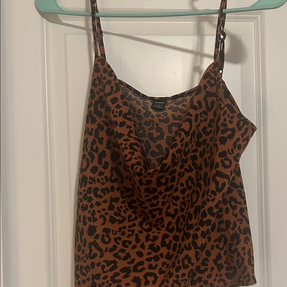 SHEIN Wild Leopard Print Cami Top